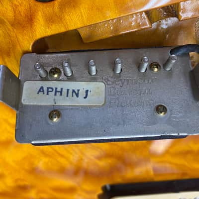 Classic 1990 Fender Japan - Custom “Order Made” Telecaster Amber Finish- Monster Quilt Top - Seymour Duncan Slash Pickups image 22