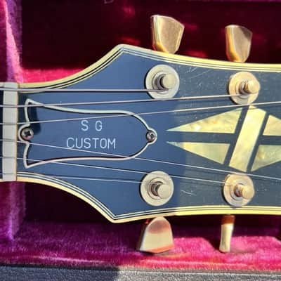 Gibson SG Custom with Bigsby Vibrato 1971 - 1979 - White image 9
