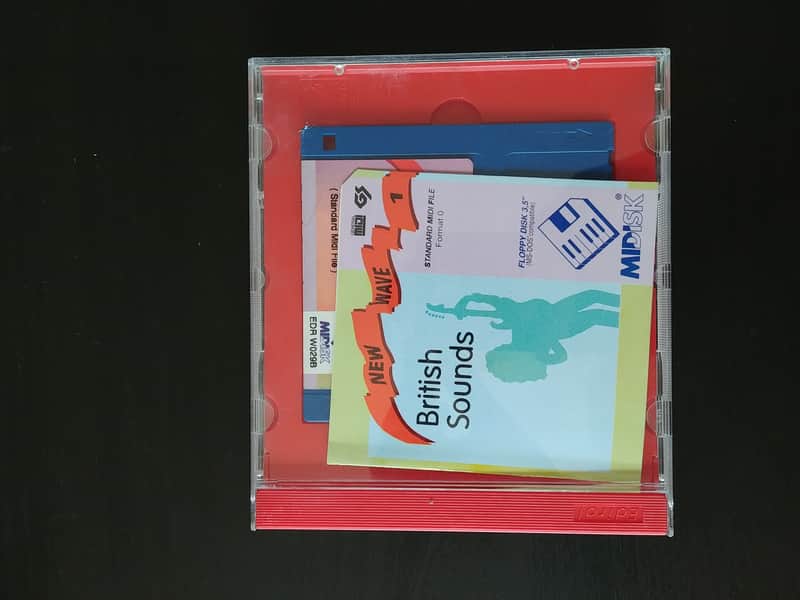Edirol Edirol Roland New Wave British Sounds MiDi Disk image 1
