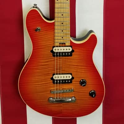 1998 Peavey Wolfgang Archtop Standard - Made In USA - Flame Maple Top - Original Case image 1