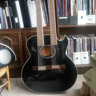 Washburn Ea200 12 string /6 string Black image 1