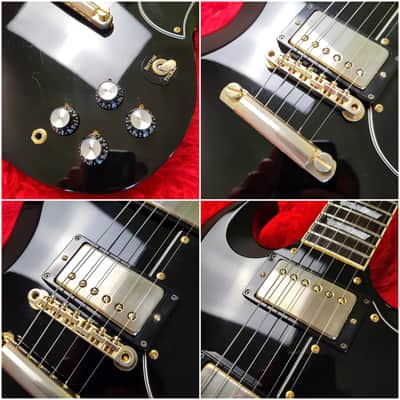 1989 Grandy (Tokai) GSG-60G SG Standard - Black with Gold Hardware - All Original - Made by Tokai in Japan MIJ image 4