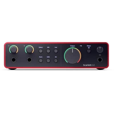 Focusrite Scarlett 2i2 (4th Gen) USB Audio Interface image 2