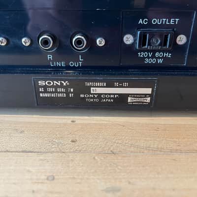 Sony TC-121 Stereo Cassette Corder image 8