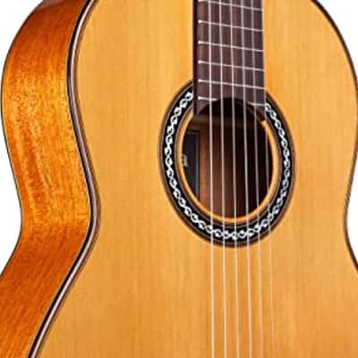 Immagine Cordoba C9 Parlor Nylon String Acoustic Guitar Natural w/ Case - 13