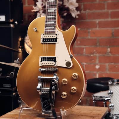 2012 Gibson Les Paul Classic - Goldtop with Bigsby! image 4
