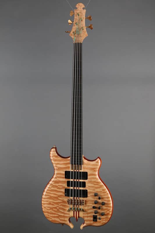 Alembic Series  II Five String Fretless Active Bass image 1