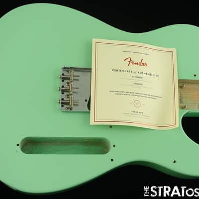 Fender AV II American Vintage 1963 Telecaster BODY & HARDWARE 63 Tele Surf Green image 6