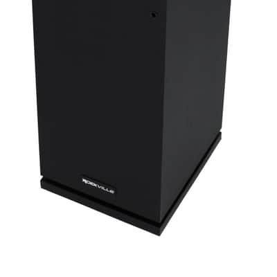 Pair Rockville Lux 658 Black Dual 6.5" 8 Ohm Hi-Fi Tower Speakers+Home Receiver image 9