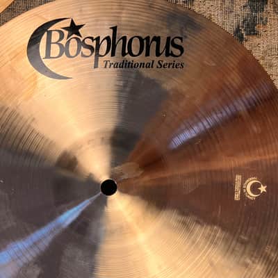 RARE Tight CRISP BOSPHORUS Traditional Factory CRISP 13” Hihats 808 960 g MINT image 4