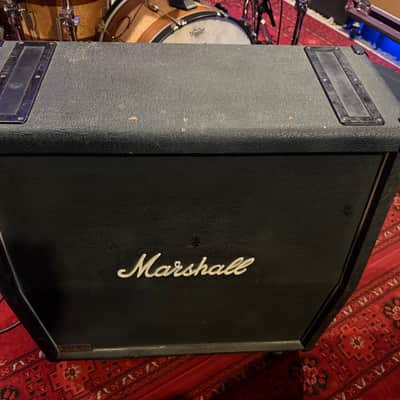 Marshall JCM 800 Lead Series Model 1982A 4x12" Angled Guitar Speaker Cabinet 1981 - 1987 - Black image 2