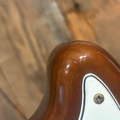 Fender Mustang Guitar with Maple Fretboard 1976 - Walnut (Mocha) image 12