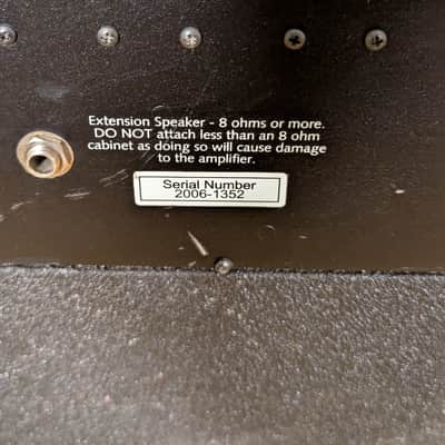Henriksen JAZZ AMP 110 2006 - Black Tolex/Blue Face image 8
