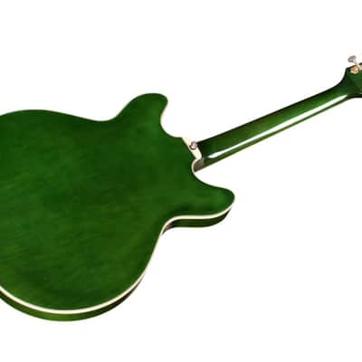 Guild E-Gitarre Starfire I DC Newark Collection Double-Cut Semi-Hollow w/tremolo Emerald Green image 8