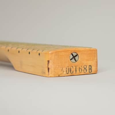 Fender  Telecaster Solid Body Electric Guitar (1968), ser. #263022, original black tolex hard shell case. image 12
