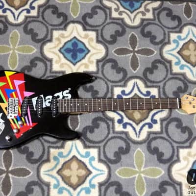 Six Flags Stratocaster Electric Guitar (2000s, Six Flags Logo Finish) image 5