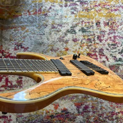 B.C. Rich Shredzilla Extreme 8 Exotic Electric Guitar, Spalted Maple, BRAND NEW!!! With BC Rich Gig! image 9