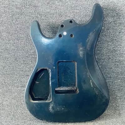Blue HH Guitar Basswood Body DIY Project image 9