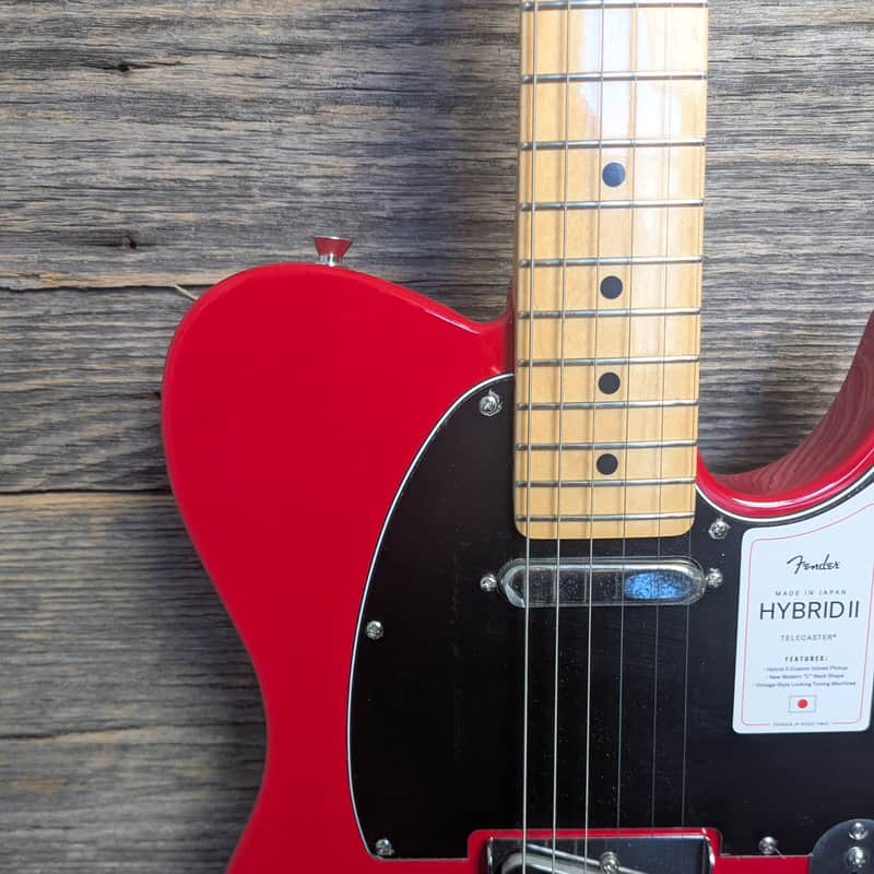 Used Fender MIJ Hybrid II Telecaster - Modena Red image 1