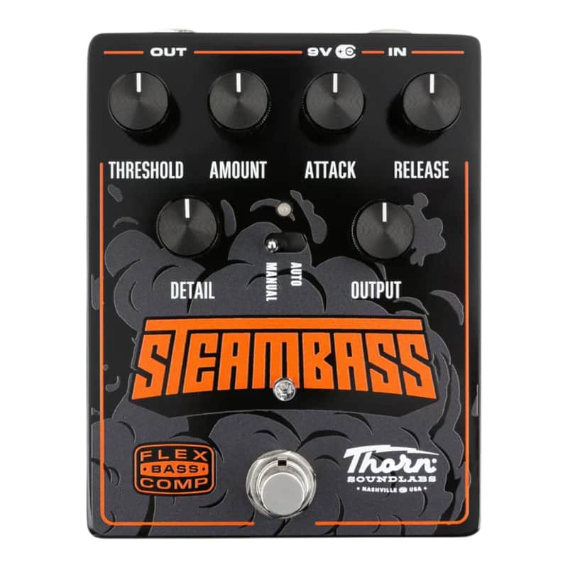 Thorn Soundlabs Steambass Flexible Bass Compressor Pedal with Auto Mode and Detail Upper Frequency Restoration image 1