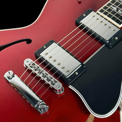 2004 Gibson ES-137 CU Custom Semi-Hollow ~ Candy Apple Red image 6