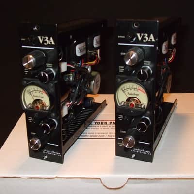 PAIR AudioScape Engineering Co. V3A 500 Series Leveling Amplifier Module 2021 - Black imagen 2