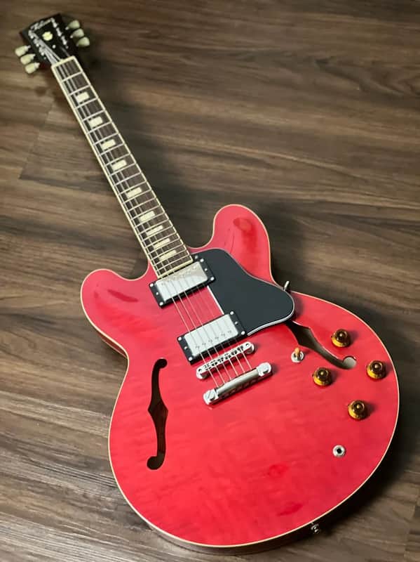 Tokai ES-178 SR Semi Hollow Vintage Series Japan in see Thru Red