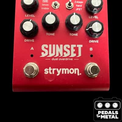 Strymon Sunset Dual Overdrive 2017 - Present - Red - X17567 image 1