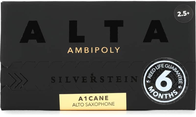 Silverstein Works AP275ASC Ambipoly Classic Alto Saxophone Reed - 2.5+ (2-pack) Bundle image 1