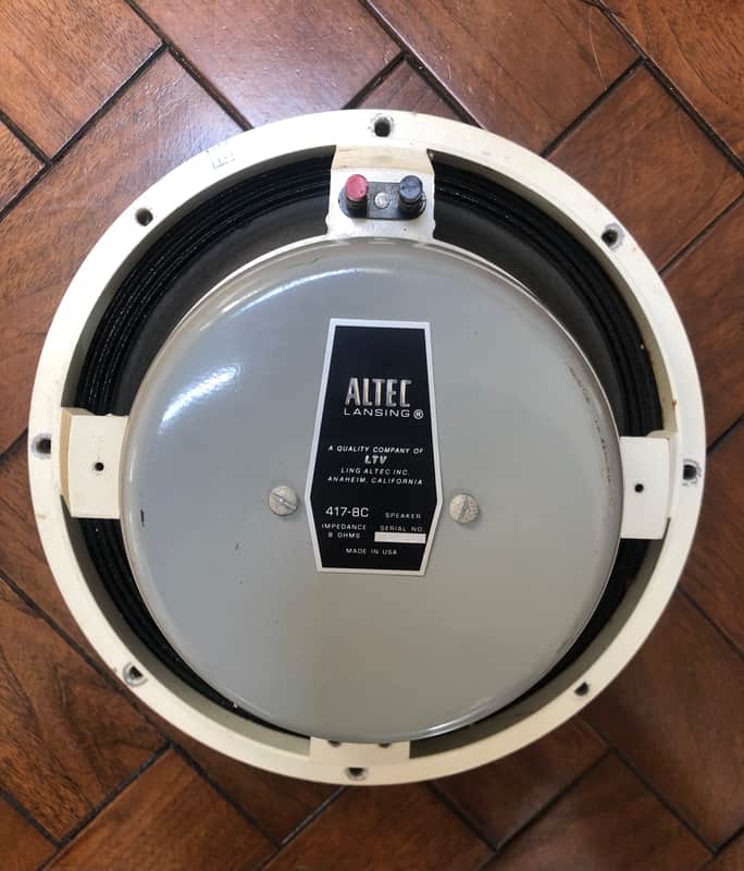70's Altec-Lansing 417-8C 12" speaker 8 ohms Randy Rhoads image 1