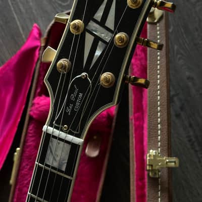 2001 Gibson Les Paul Custom Ebony 4,2kg with Original Case image 3