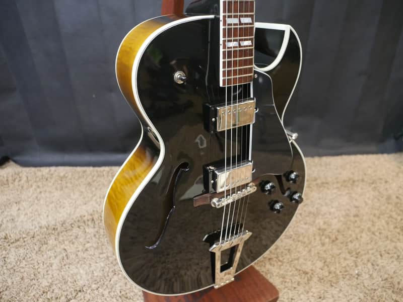 Video! 2001 "Just Shoot Me" Gibson ES-175 Black Top Sunburst Back/Sides | Burnt on TV image 1