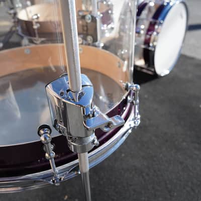 Dixon Artisan Select Proto - Maple/Acrylic 5pc Shell Pack - Deep Purple Sparkle Lacquer  | 12, 14, 14, 16, 22" image 18