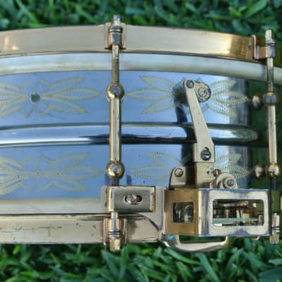 ORIGINAL Ludwig & Ludwig 5x14 BLACK BEAUTY SUPER SENSITIVE w TOP & BOTTOM Snare Wires image 5
