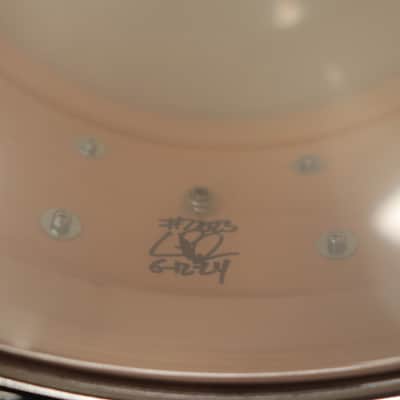 Pork Pie 6.5x14" Mahogany Snare Drum w/ Maple Re-Rings (Birdseye Maple Finish) image 8