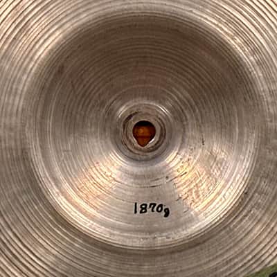 19" Zildjian A 1950s Small Stamp Ride Cymbal 1870g *Video Demo* image 7
