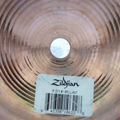 zildjian Avedis 8" EFX #1 hi hat pair in brilliant finish, excellent condition image 5