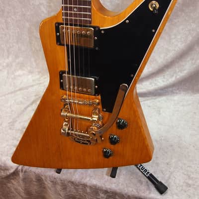 1983 Gibson Heritage Series Korina Explorer with Bigsby owned by Joe Bonamassa image 7