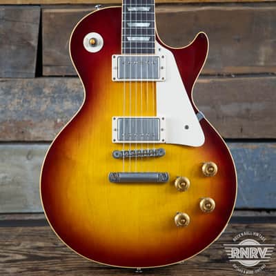 2010 Gibson Les Paul R8 1958 Reissue Plain Top Sunburst image 1