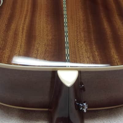 MINT NOS USA Zager ZAD50OM Solid Spruce/Mahogany w/case+extras-Hardly Played - Natural image 6