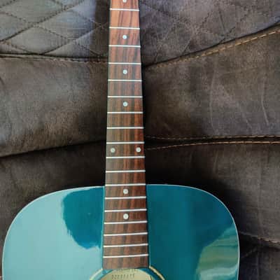 Dean Playmate PLAYPD-TBL 2013 - Transparent Blue w/ Martin Case image 2