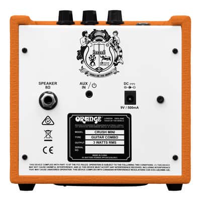 Orange Crush MIni E-Gitarren VerstÌ_rker - Batteriebetrieb - Schwarz image 11