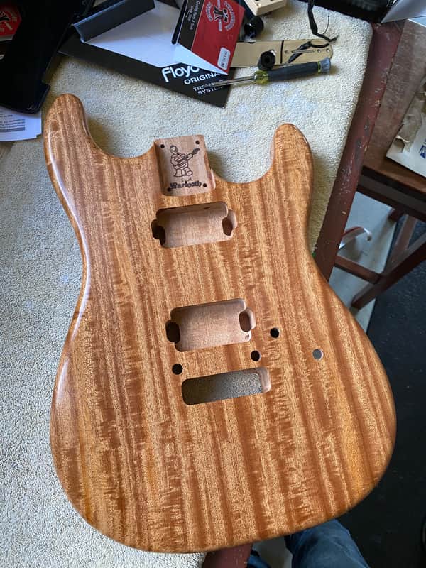 Warmoth Super Strat body Charvel Style mahogany image 1