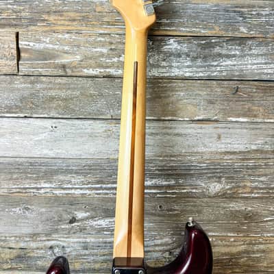2008 Fender Standard Stratocaster MIM HSS - Midnight Wine image 15