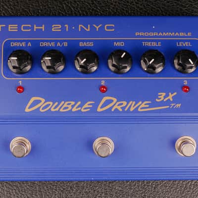 Tech 21 NYC Double Drive 3X – Programmable Analog Overdrive / Distortion – Made in USA image 2