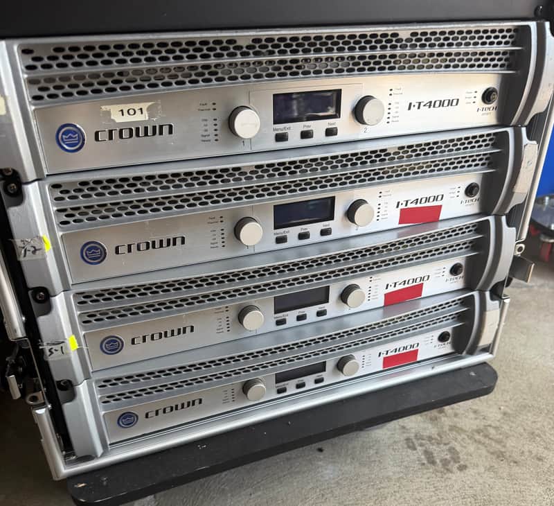 Crown I-Tech Series I-T4000 2-Channel Power Amplifier 2000s - Silver Bild 1