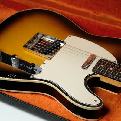 Freakaster Telecaster Custom Sunburst, Relic, Lightweight image 10