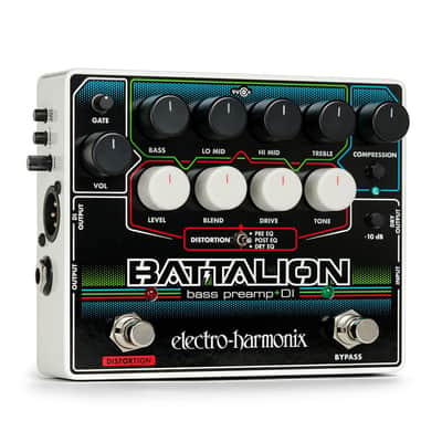 Electro-Harmonix Battalion Bass Preamp and DI Effects Pedal image 2