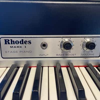 Rhodes Mark I Stage 73-Key Electric Piano 1976 - Black image 10
