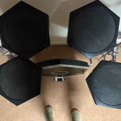 Pearl Pearl DRX-1 Sound Module Electronic Drumkit Kick Tom Pads Vintage Rare 1980s - Black image 3